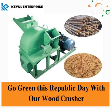 Go Green this Republic Day With Our Wood Crusher